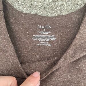 NUUDs muscle tank bodysuit